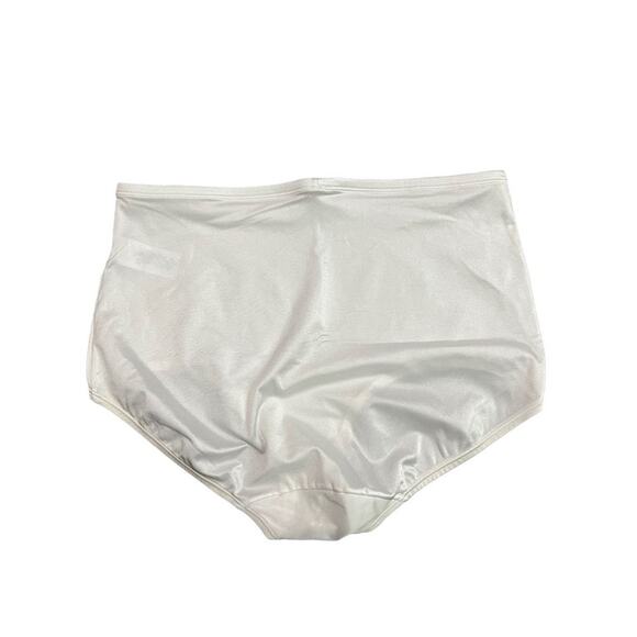 Vintage Sears Shiny White Granny Panty Style 49604 3XL Set of 2 - Picture 6 of 8